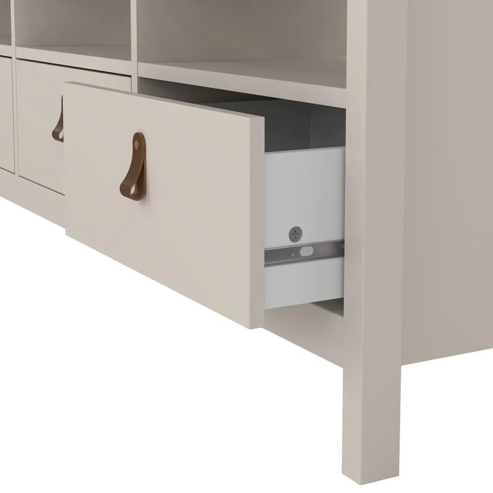 Sivobéžový TV stolík 151x54x38 cm Madrid – Tvilum