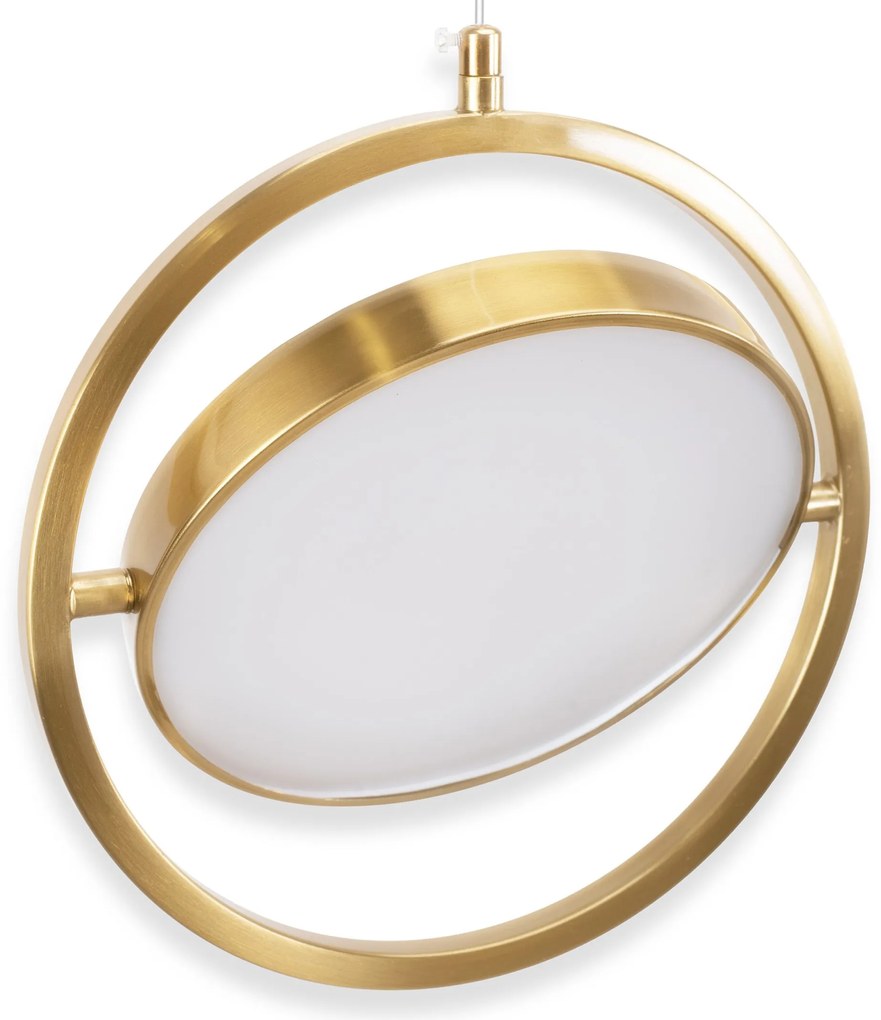 Toolight Toolight, závesné LED svietidlo 26cm, 4000K, APP1791-CP, zlatá matná, OSW-06068