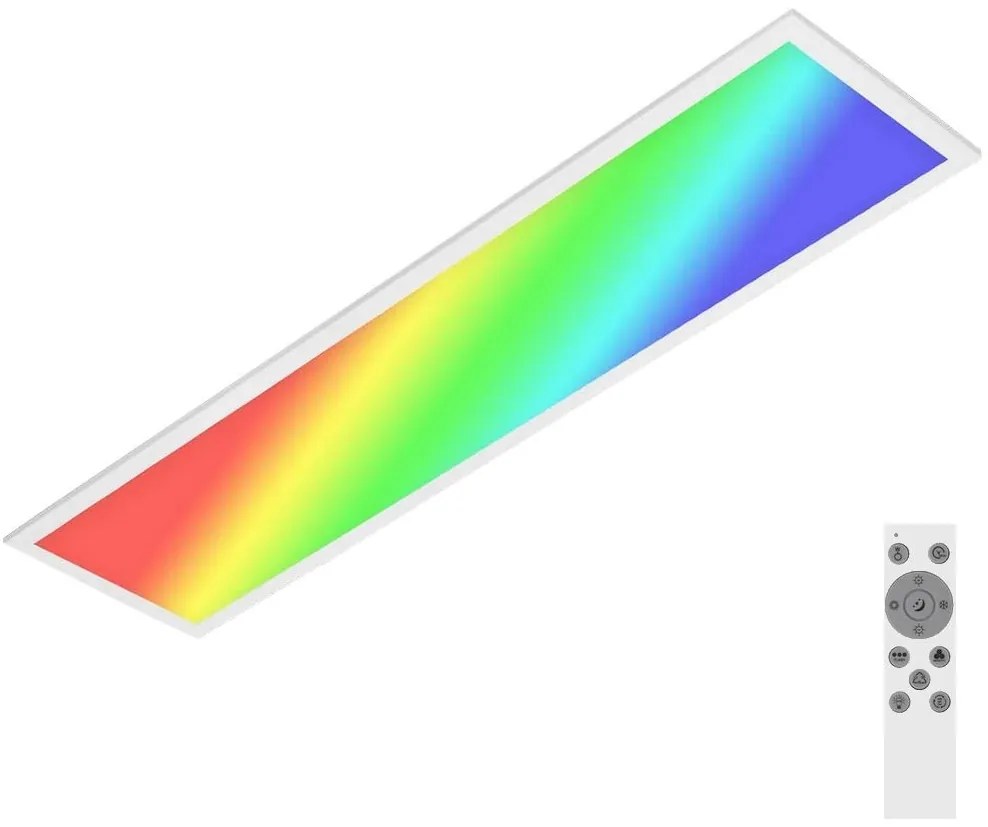 Brilo - LED RGBW Stmievateľné stropné svietidlo SLIM LED/24W/230V 100x25 cm + DO