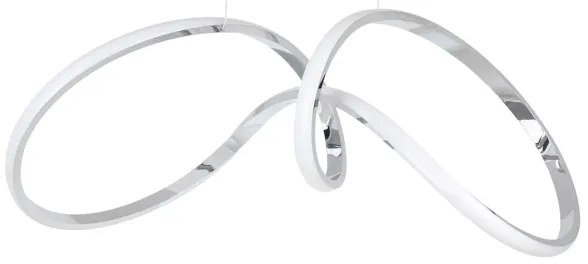 LED Luster na lanku TESORO LED/48W/230V lesklý chróm