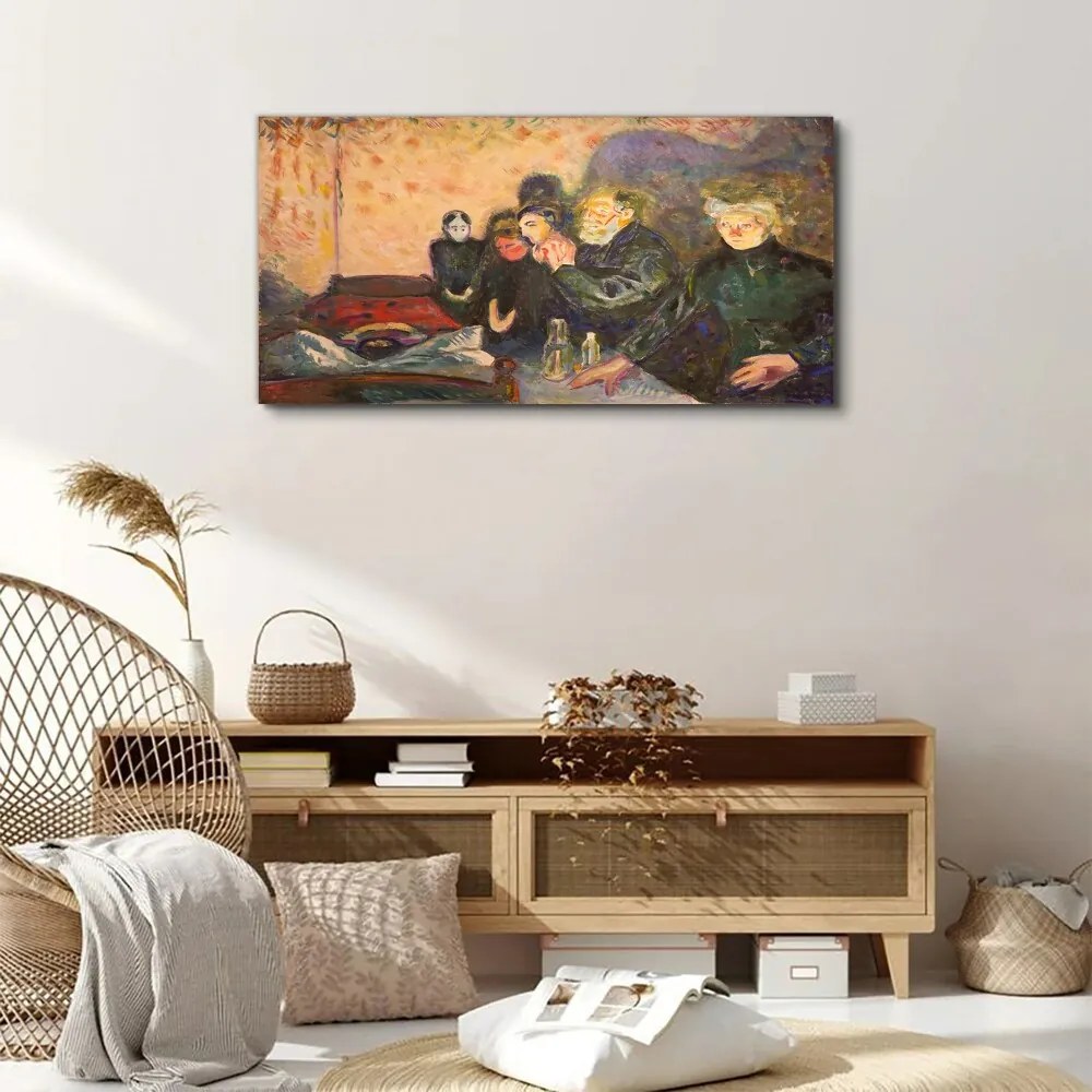 Obraz na skle Smrť edvard munch