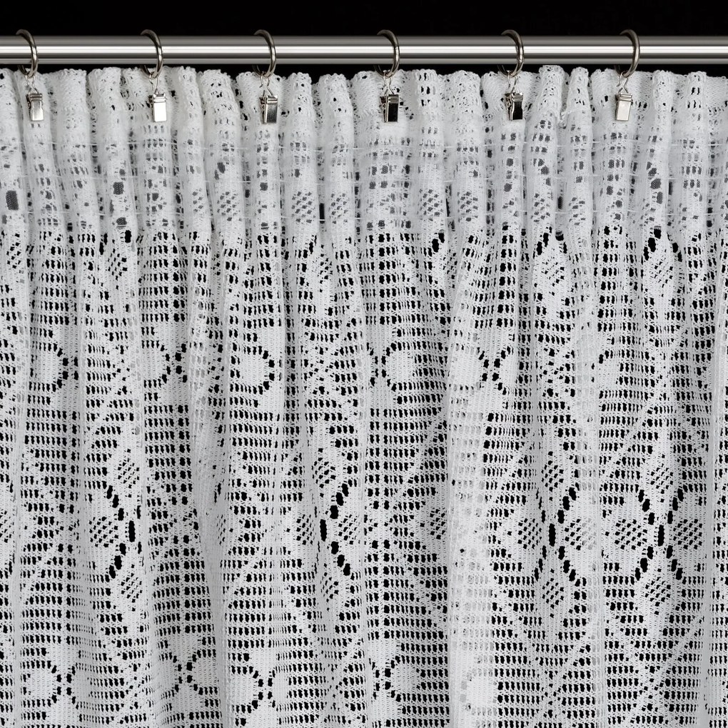 ZÁVES NA PÁSKE NELA 140X270 CM KRÉMOVÁ