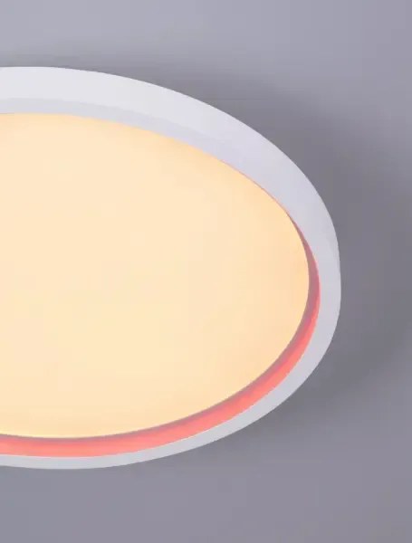 Moderné stropné svietidlo Chet RGB 39 s diaľkovým ovládaním
