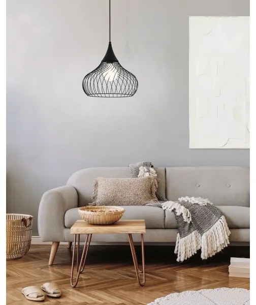 Eglo 43344 - Luster na lanku STAVERTON 1xE27/60W/230V