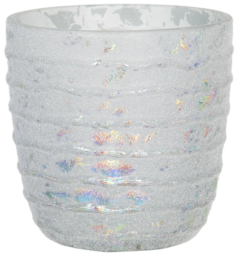 Sklenený svietnik na čajovú sviečku Enzo - Ø 10*10 cm