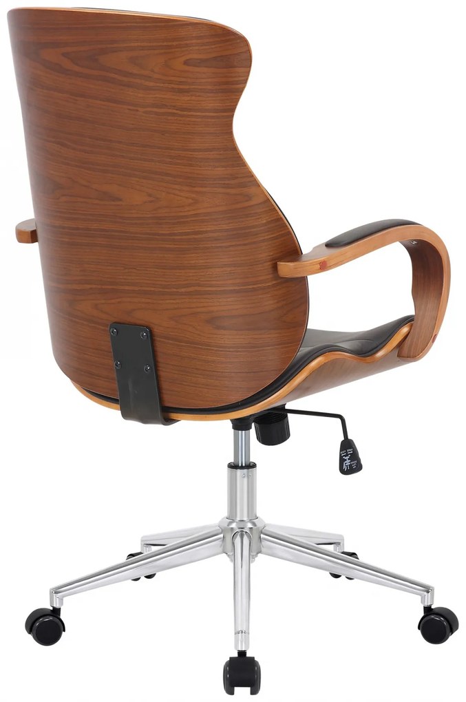 Design-Shop Kancelárska stolička Melilla - drevo orech - Hnedá