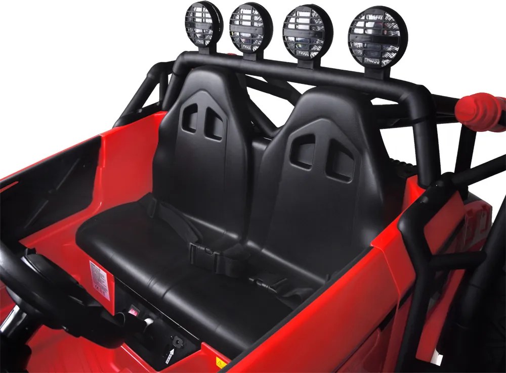JOKOMISIADA Dvojmiestne autíčko na batériu Buggy Racing červené PA0281