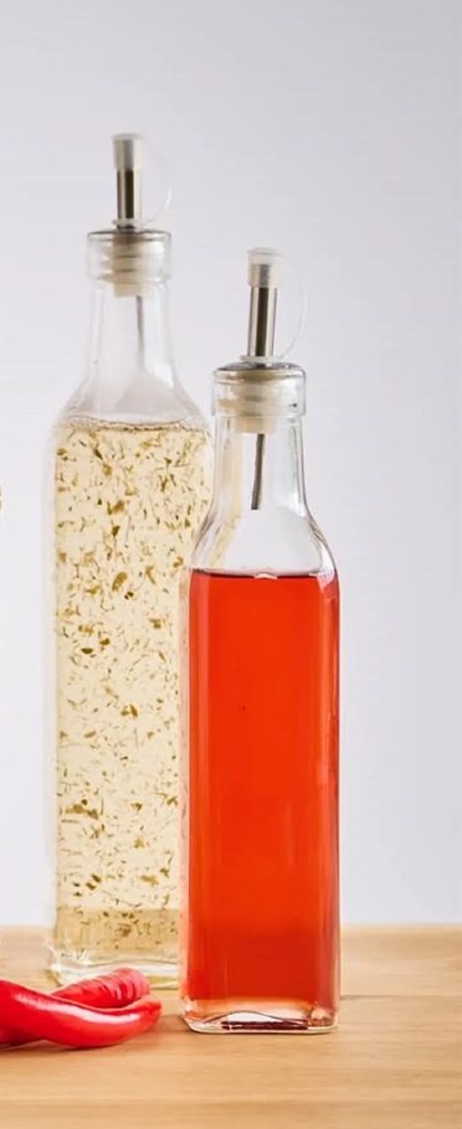 Zeller Present Fľaša na olej, ocot, s nálevkou - 500 ml, Zeller