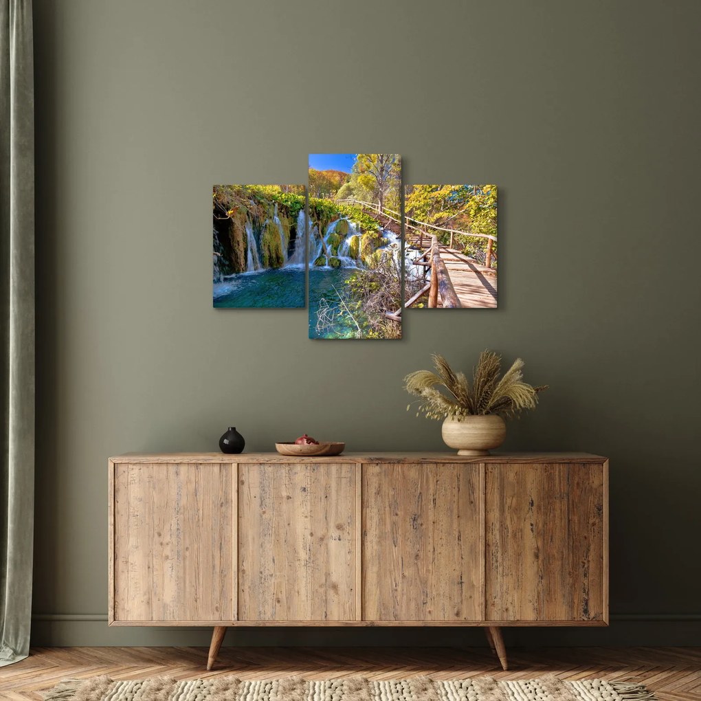 Obraz - Vstup na vodopády (90x60 cm)