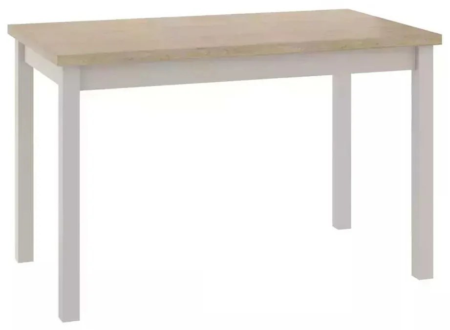 Jedálenský stôl Adam 120 x 68 cm, dub cremona / krémová