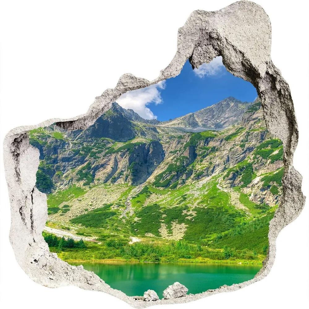 Samolepiaca diera na stenu nálepka Jazero v horách nd-p-92038877