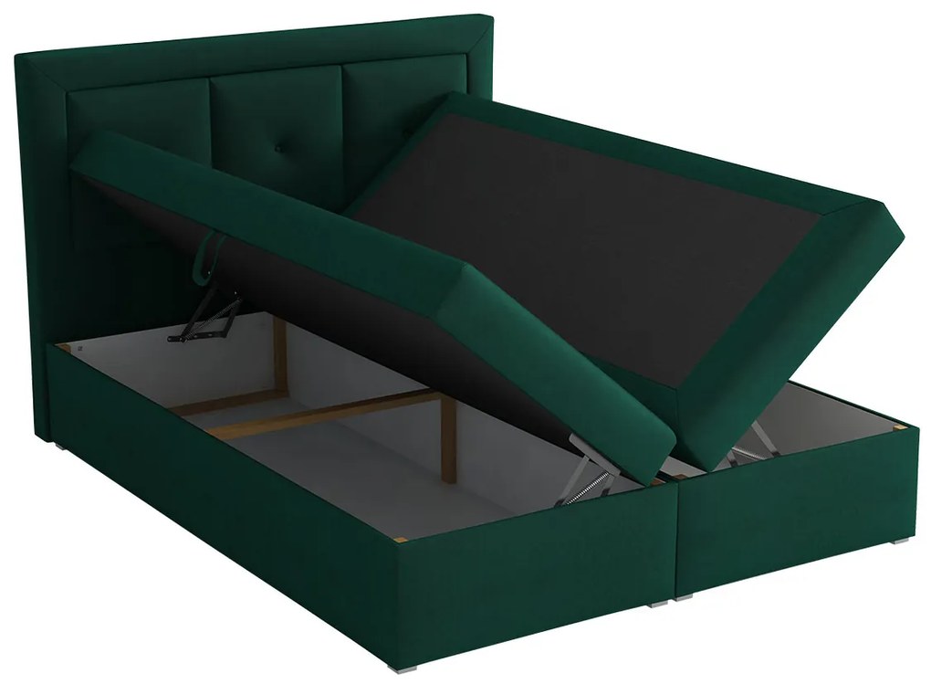 Kontinentálna posteľ Koay Plus Box, Rozmer postele: 140x200, Dostupné poťahy: Victoria 14 853