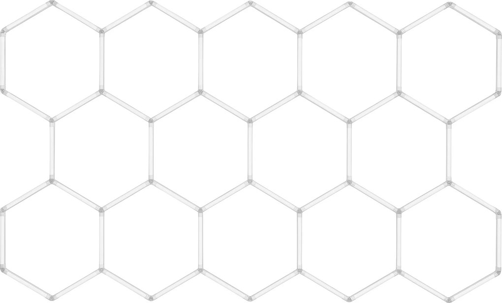 Toolight Toolight, LED stropné svietidlo HEXAGON, JNH052-H, biela, OSW-56244