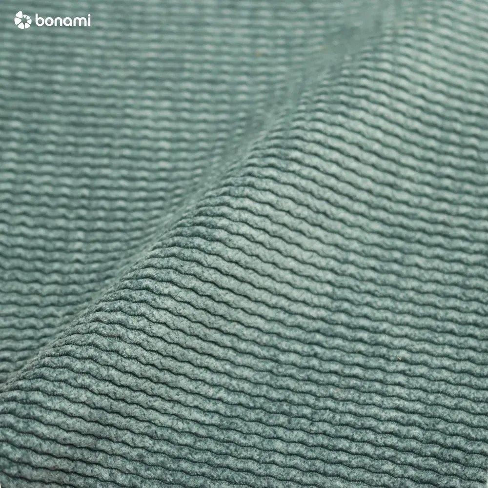 Svetlomodrá čalúnená dvojlôžková posteľ s roštom 160x200 cm Barker – Ropez