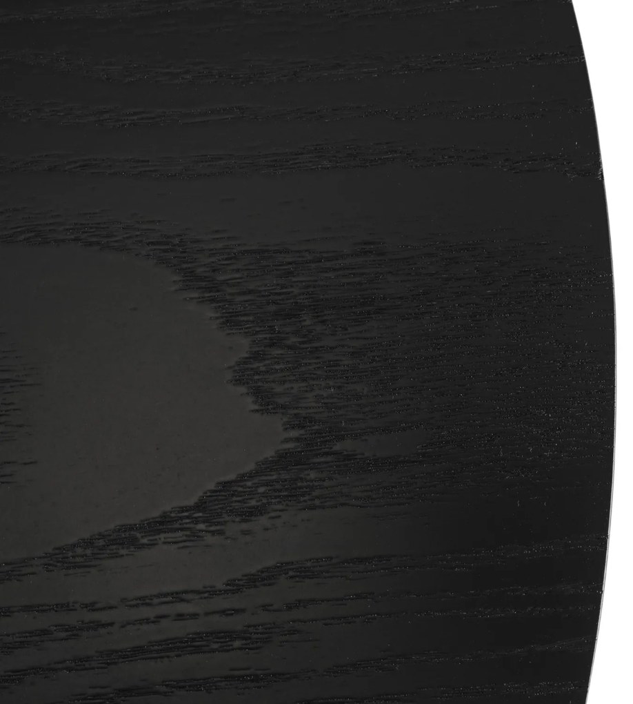 PROXIMA.store - Okrúhly konferčenčný stolík LINCOLN FARBA: čiarna