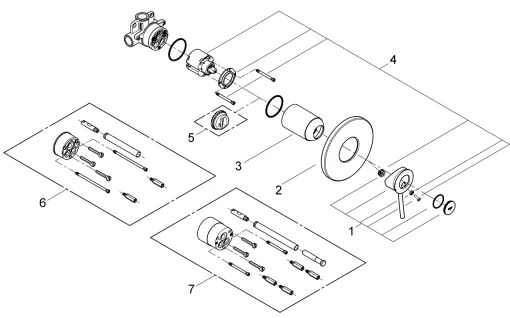 GROHE 29048000 - Sprchová batéria BAUCLASSIC lesklý chróm