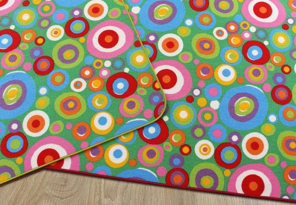 Spoltex, Detský kusový koberec Candy 24, 95x200, viacfarebná, detská izba