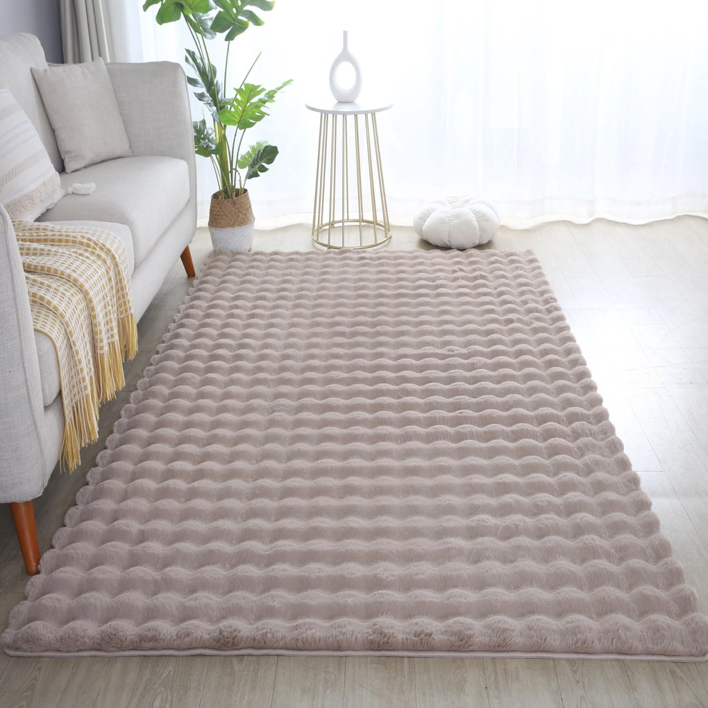 Ayyildiz, Koberec behúň Ambiance 5110 Beige, 80x250, béžová, obývacia izba