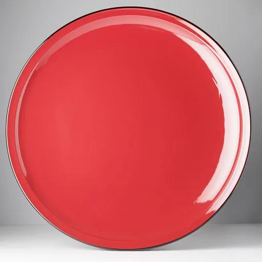 MIJ Veľký tanier červený 48 cm