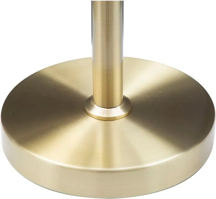 Biela/v zlatej farbe stolová lampa so skleneným tienidlom (výška 74 cm) Glamy – Mauro Ferretti