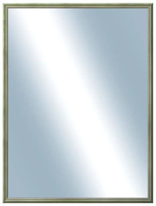 DANTIK - Zrkadlo v rámu, rozmer s rámom 60x80 cm z lišty Y-ka zelená linka (3126)