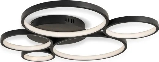 BRILAGI - LED stropné svietidlo ECHO LED/60W/230V 4000K 50x57 cm čierne