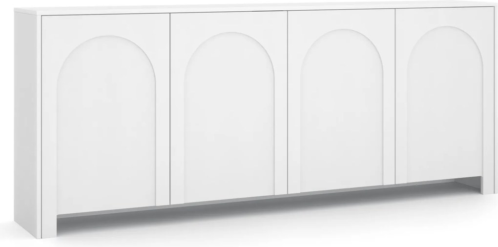 Komoda Arco 204 cm bílá