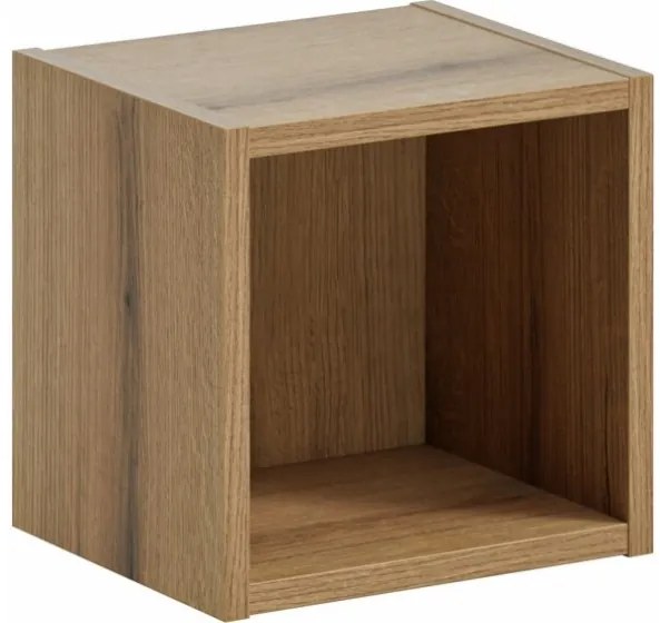 Koupelnová sestava Nova Black s deskou, umyvadly a skříňkami 120 cm černá/dub evoke