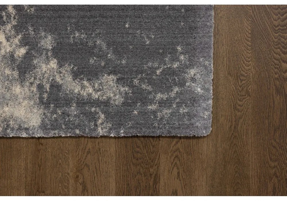 Sivo-béžový vlnený koberec 133x190 cm Niagara graphite – Agnella