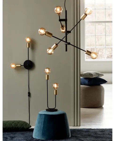 Nordlux - Závesný luster na lanku JOSEFINE 6xE27/25W/230V