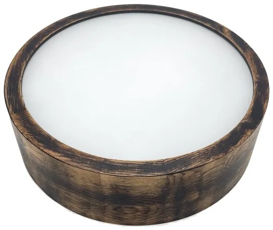 Brilagi - LED Stropné svietidlo CARVALHO SMOKEY LED/20W/230V dub pr. 27,5 cm