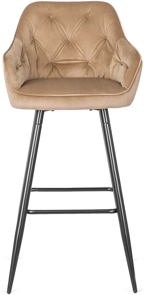 PROXIMA.store - Čalúnené barové kreslo SALEM FARBA: sivá