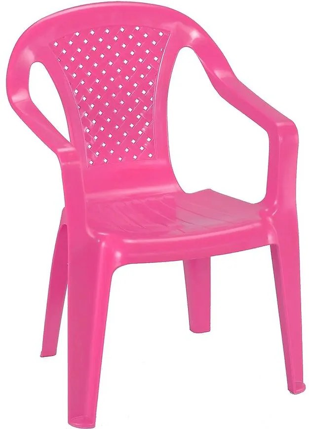 Stolička detská ružová