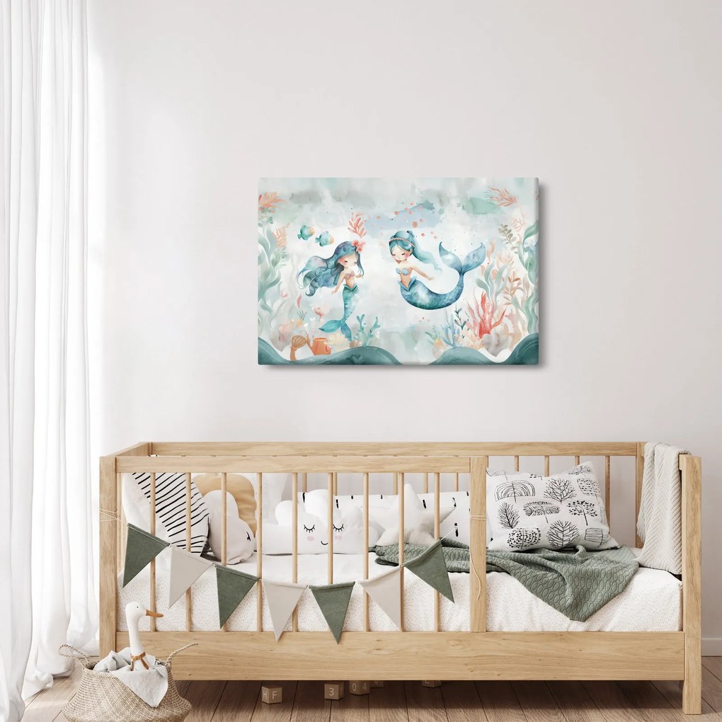 Obraz - Morské panny (90x60 cm)