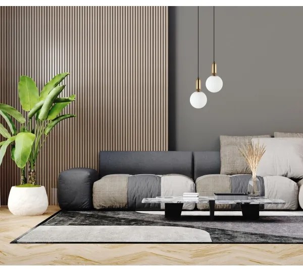 ITALUX PND-02340-1M-BRO - Luster na lanku ALDEVA 1xE27/40W/230V čierna/bronz