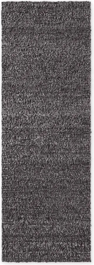 Tmavosivý ručne tkaný behúň z materiálu buklé 80x200 cm Notting Hill Portobello – Ted Baker