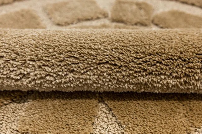 Kúpeľňový koberček Ocean béžový kruh