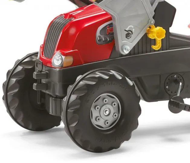 Šlapací traktor RT s prívesom a lyžicou Rolly Toys 811397