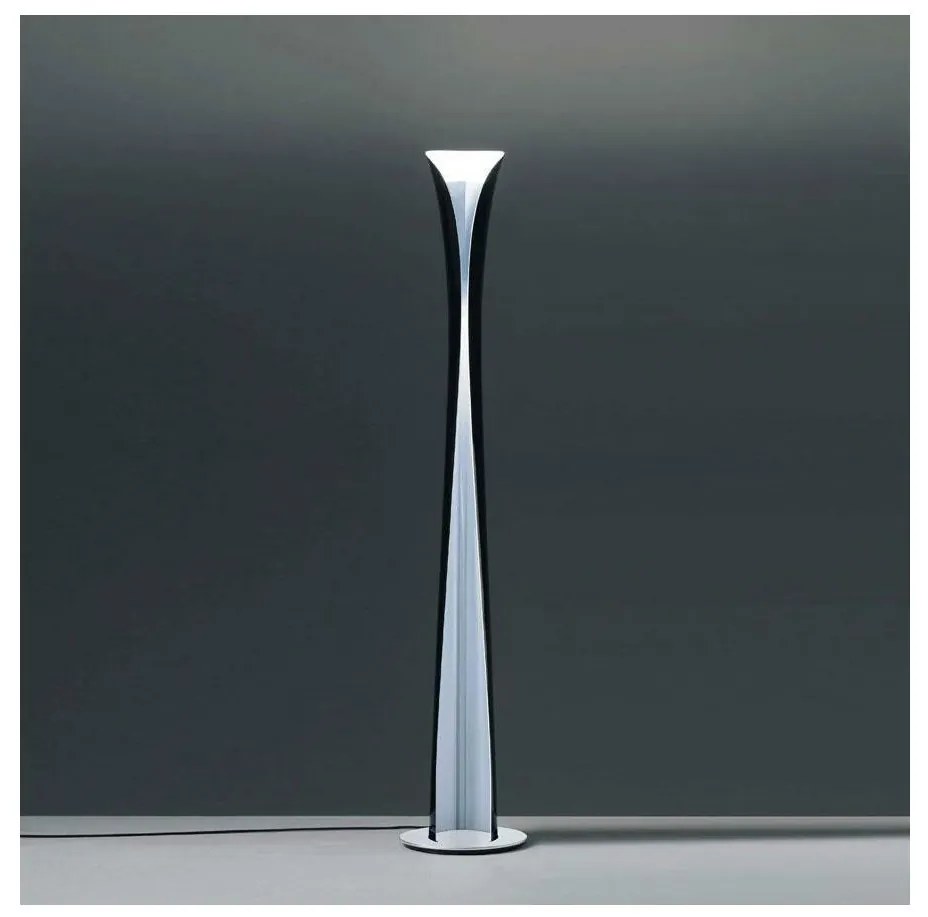 Artemide 1361010A - LED Stojacia lampa CADMO LED/44W/230V + 1xGU10/10W/230V čierna