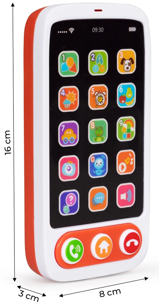 WELLHOX Dotykový interaktívny smartfón pre deti