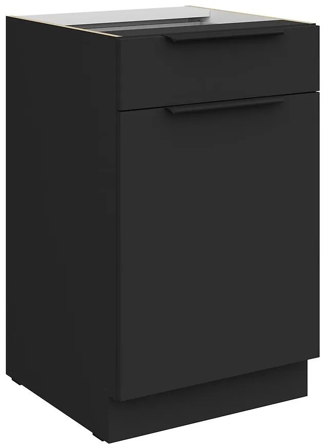 Kuchynská skrinka Aria-Bl/Bl Anti Fingerprint 50d 1f 1s Bb