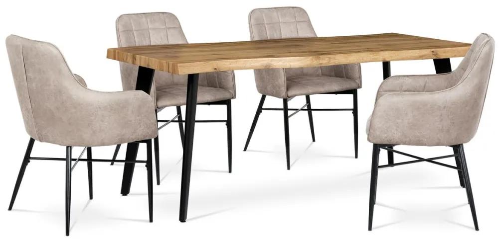 AUTRONIC Jedálenský stôl 180x90x75 cm, HT-880B OAK