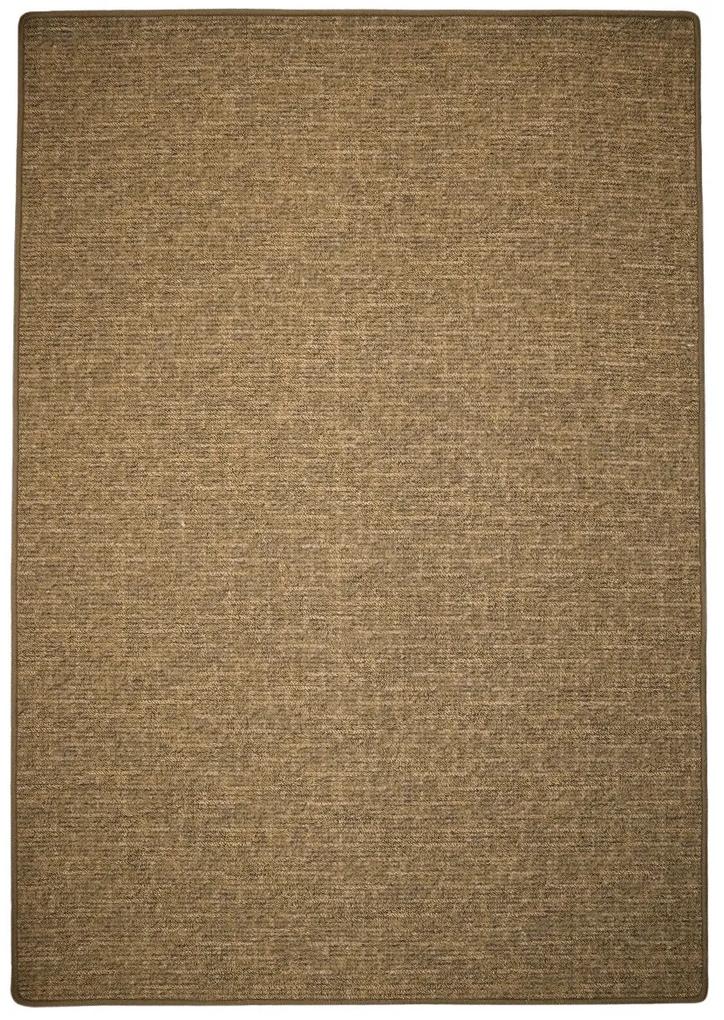 Vopi koberce Kusový koberec Alassio zlatohnedý - 100x150 cm