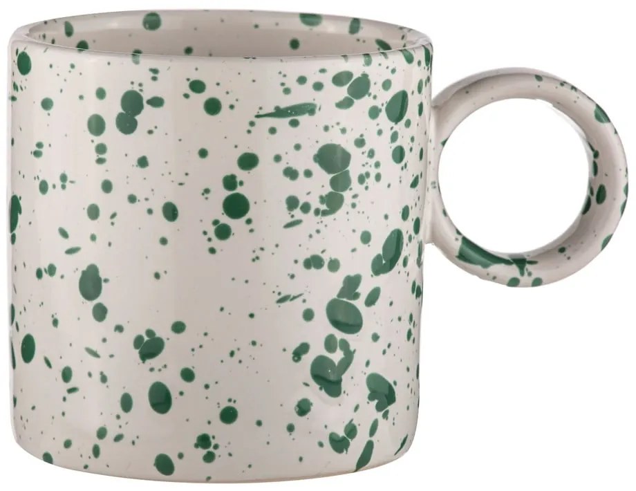 Bielo-zelené hrnčeky z kameniny v súprave 2 ks 450 ml Carnival – Ladelle