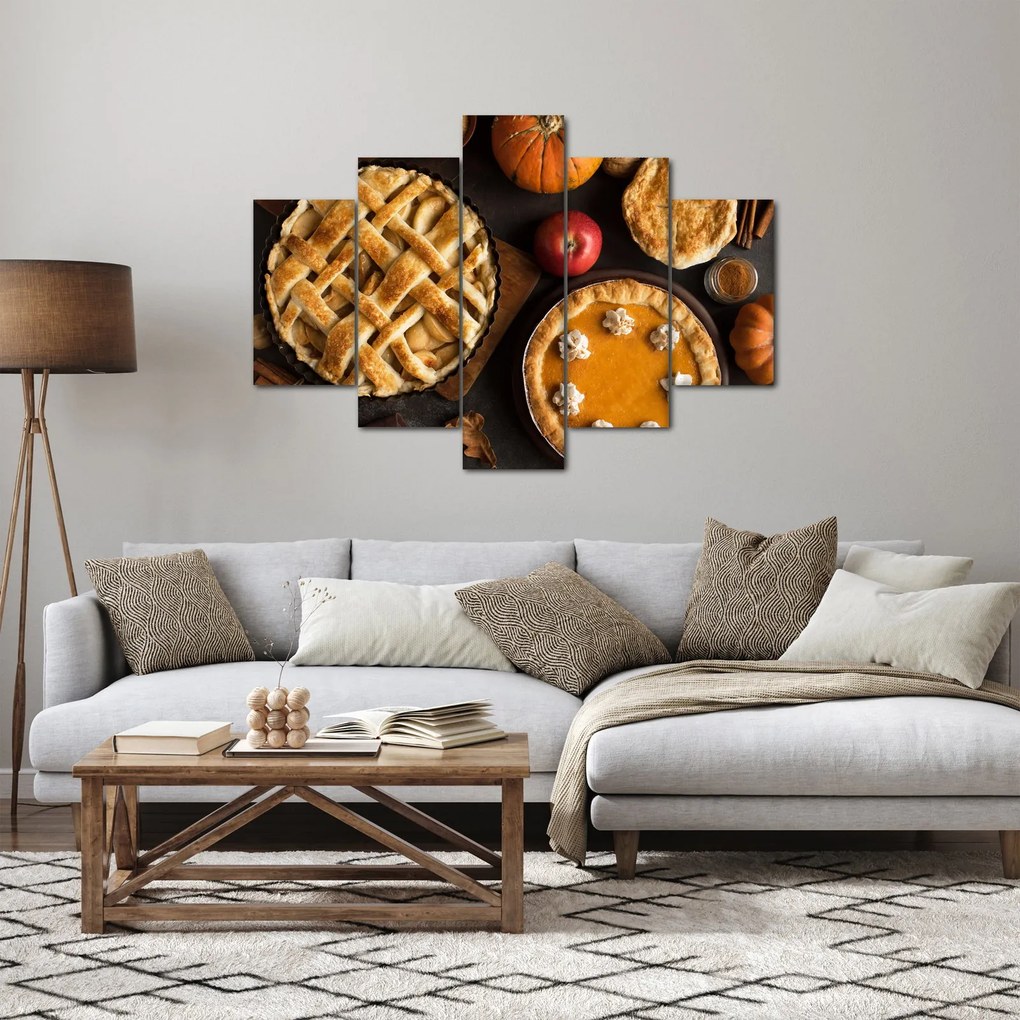 Obraz - Tekvicový koláč (150x105 cm)