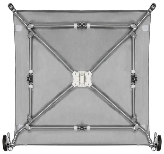 Lionelo - Hracia ohrádka MILLE sivá/zelená