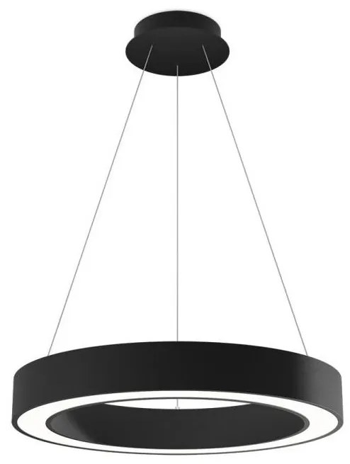 LED2 - LED Stmievateľný luster na lanku SATURN LED/50W/230V 3000K/4000K čierna
