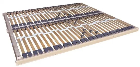 TEXPOL DOUBLE VÝKLOP NOŽNÝ (lamelový rošt) Rozmer: 200 x 160 cm