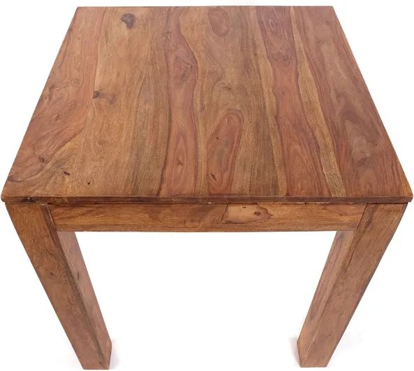 Jedálenský stôl Gani 80x80 indický masív palisander, Only stain