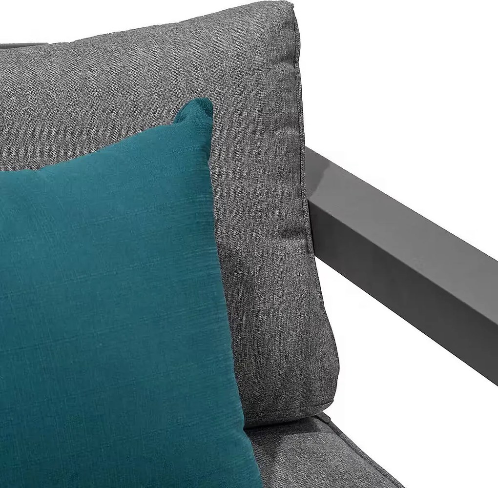 DEOKORK Hliníkové kreslo VANCOUVER (antracit)